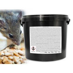 Trutka na myszy i szczury wiadro 3kg ziarno VACO PRO
