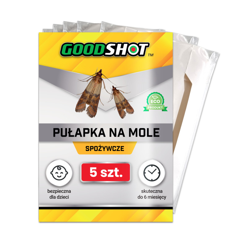 GOODSHOT Pułapka na Mole Spożywcze ZESTAW 5szt.