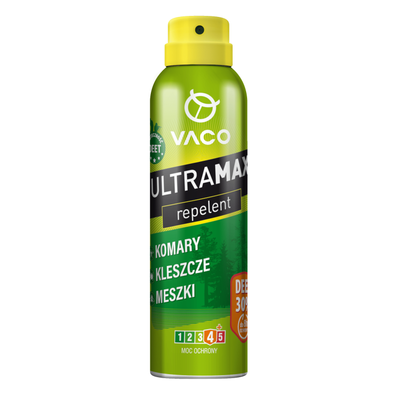 VACO ULTRAMAX  Spray na komary, kleszcze i meszki DEET 30% - 170 ml 5901821951098