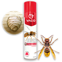 Spray na osy szerszenie Zasięg do 5,5 metra 400ml VACO MAX