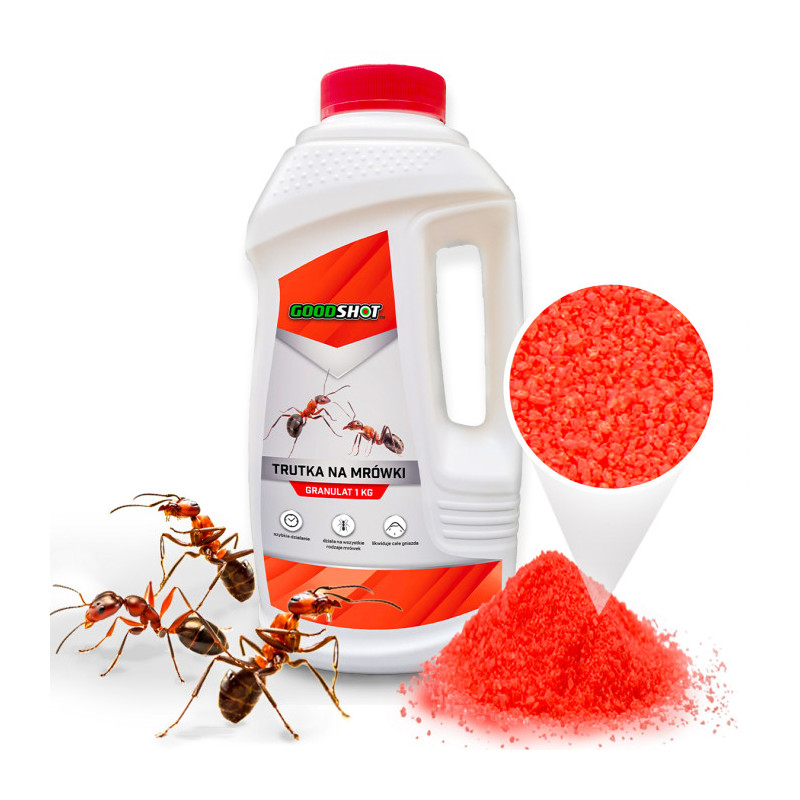 Preparat na Mrówki NanoGranulat Trutka na Mrówki 1kg GOODSHOT 5901821954082