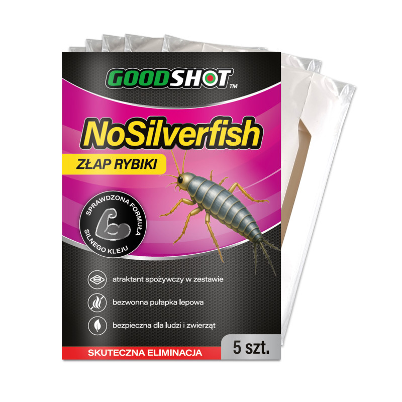 Zestaw pułapka na rybiki lep na rybiki GOODSHOT 5szt. 5901821955607