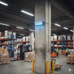 Lampa rażąca EXOCUTOR 30W Stal nierdzewna 2x15W