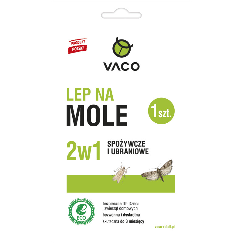 VACO ECO Lep na mole spożywcze i ubraniowe (2w1) - 1 szt. 5901821955287