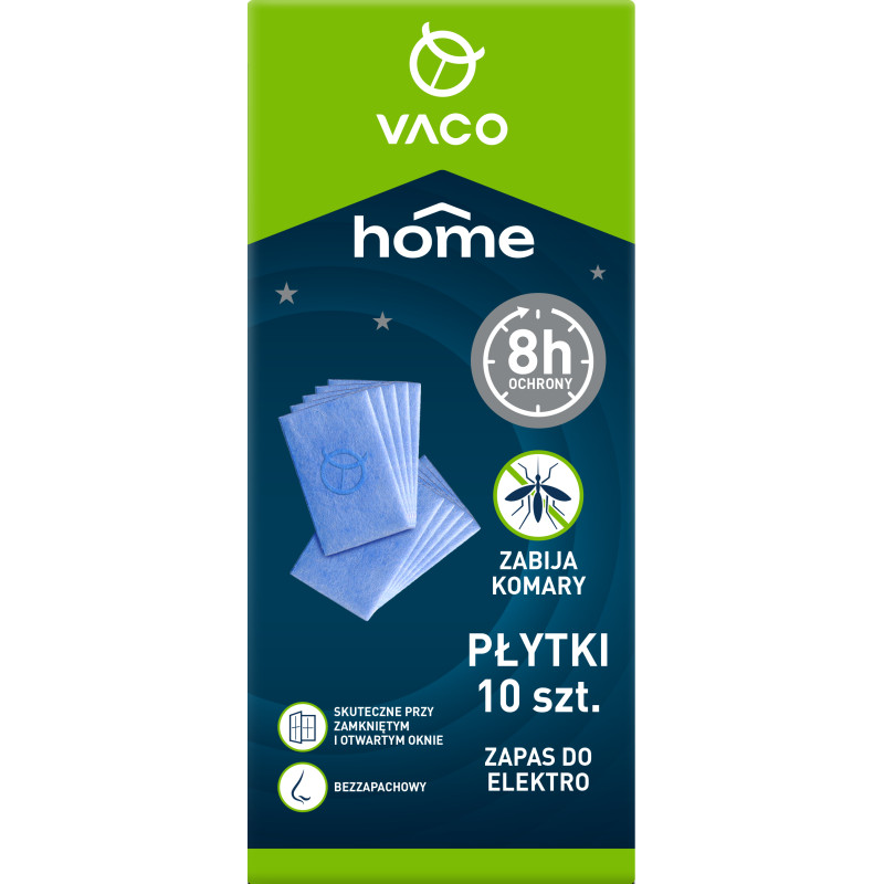 VACO HOME Wkład do elektro - płytki na komary - 10 szt. 5901821951265