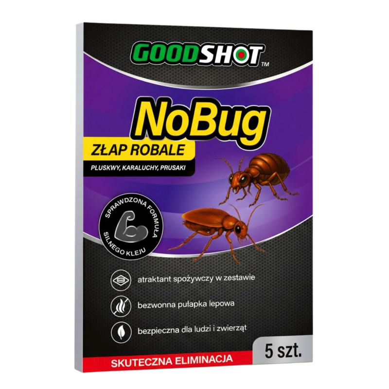 Pułapka na pluskwy NoBug - 5 szt. GOODSHOT 5901821955782