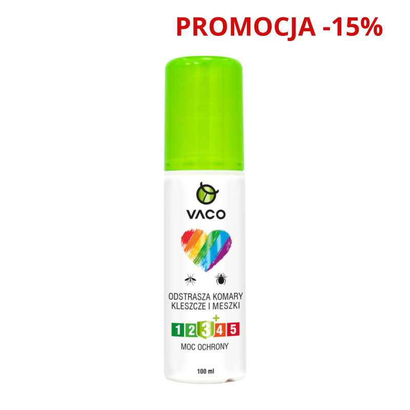 VACO Płyn na komary, kleszcze i meszki PRIDE EDITION 100ml 5901821951791