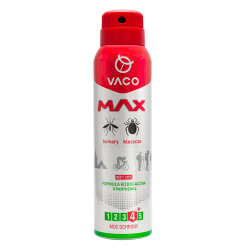 VACO Spray MAX na komary, kleszcze, meszki z PANTHENOLEM i DEET 30% - 100ml 5901821958134