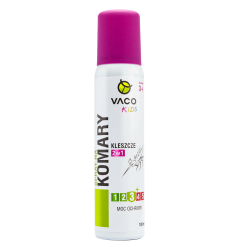 VACO KIDS Spray na komary, kleszcze i meszki dla Dzieci (od 3 roku życia) - 100ml 5901821959766