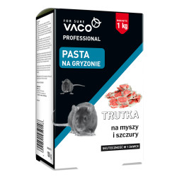 Trutka na myszy i szczury pasta 1kg VACO PRO 5907596406986